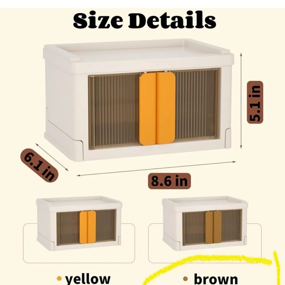 3-Tier Stackable Storage Organizer. Great for organizing any small space. See p